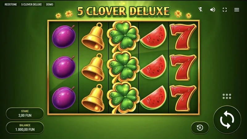5 Clover Deluxe - herní obrazovka